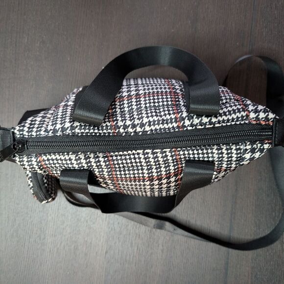 Fun Nano Puffer Herringbone Mini Tote Bag With Pouch - Picture 13 of 15